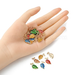 20шт 5 цвета сплава эмалевые подвески&nbsp;ENAM-YW0003-14