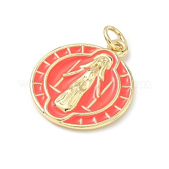 Латунь эмаль подвески&nbsp;LS-KK-H255-05G-03