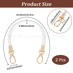 2 manico per borsa in pelle PU&nbsp;DIY-CL0001-95B