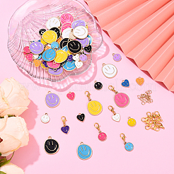 Набор для самостоятельного изготовления подвесного украшения в виде улыбающегося лица&nbsp;DIY-YW0017-56