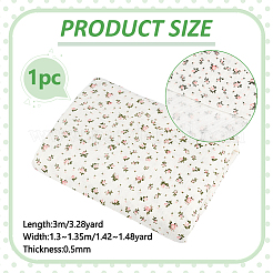 Tissu en coton à motif de fleurs&nbsp;DIY-WH0504-985B