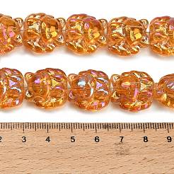 Гальванические стеклянные бусины&nbsp;EGLA-H110-01HR-03