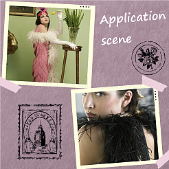 Волокнистый верх для украшенных вручную аксессуаров из искусственной шерсти&nbsp;FIND-CY0001-47B