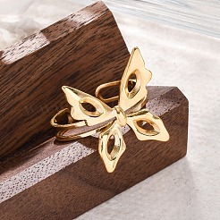 Кольца-манжеты из нержавеющей стали 304 для женщин&nbsp;LS-RJEW-F175-01G-03