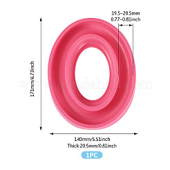 1 porta bobina ovale in plastica&nbsp;AJEW-TA0003-08A
