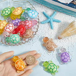 20шт 10 цвета подвески из светящейся смолы&nbsp;FIND-SC0013-48