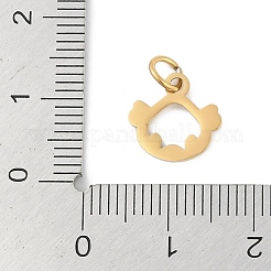 Anhänger aus Edelstahl 304&nbsp;STAS-L279-001G-11