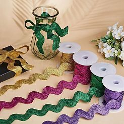 Лента из полиэстера с волнистой бахромой длиной 5 ярд.&nbsp;OCOR-GF0003-45A