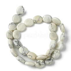 Fili di perline howlite naturale&nbsp;G-K365-B14-02