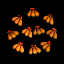 Светящаяся смола декодирует кабошоны&nbsp;RESI-K036-29E