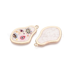 Imprimés alliage pendentifs en émail&nbsp;ENAM-N071-07G-03