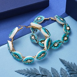 Серьги-кольца из нержавеющей стали 304&nbsp;EJEW-JE04102