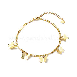 Set di cavigliere con perle di labradorite naturale per ragazze donne&nbsp;AJEW-AN00450-02
