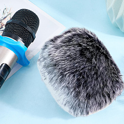 Чехлы для микрофонов из полиэфирной шерсти&nbsp;DIY-WH20007-277A-01