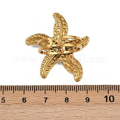 Offene Manschettenringe aus 304 Edelstahl für Damen&nbsp;RJEW-A081-02B-G