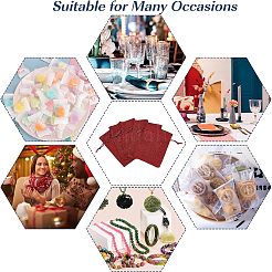 10 шт. мешковина упаковочные мешки мешки с завязками&nbsp;ABAG-NB0001-40A