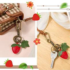 1 porte-clés pendentif en bois&nbsp;KEYC-SZ0001-24G