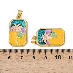 Латунь эмаль подвески&nbsp;KK-L190-012G