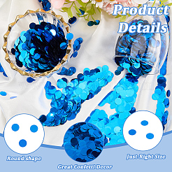 100 г ПЭ пайетки/конфетти с блестками&nbsp;DIY-SP0005-41B