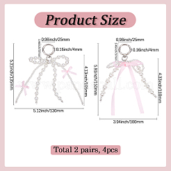 4 шт. 2 стиля подвесных украшений из сплава&nbsp;KEYC-SP0001-26