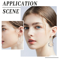 200 шт. крючки для сережек из нержавеющей стали 304&nbsp;STAS-BBC0004-18P