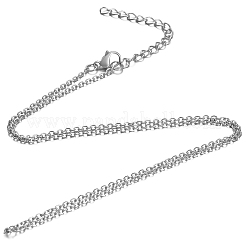 Collane con ciondolo in acciaio inossidabile 304&nbsp;NJEW-H430-06P-A