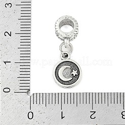 Подвеска из латуни с покрытием из латуни в европейском стиле&nbsp;LS-KK-R200-14AS