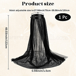 Gonna in tulle di poliestere per donna&nbsp;AJEW-WH20080-14A