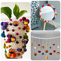 20 Stück Baumwoll-Pompon-Bälle&nbsp;DIY-TA0014-39