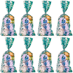 100 шт. целлофановые пакеты для упаковки конфет с принтом в виде листьев&nbsp;ABAG-GF0001-40