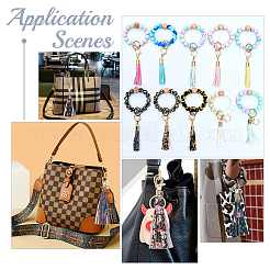 10 шт. 10 стиля искусственная кожа кисточка большие подвески украшения&nbsp;KEYC-WR0001-31