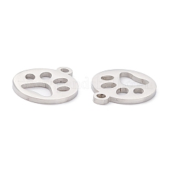 Pendentifs en acier inoxydable 201 anti-ternissement&nbsp;STAS-D451-19P