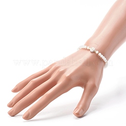 Perle di vetro si estendono braccialetti&nbsp;BJEW-JB06576-02