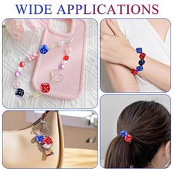 180шт 3 цвета акриловые бусины&nbsp;OACR-CA0001-22