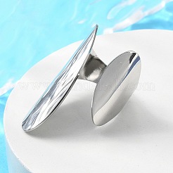 Anello polsino aperto in acciaio inossidabile 304 anti-ossidazione&nbsp;RJEW-Q775-01P