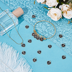 120шт 12 стиля подвески из сплава с эмалью&nbsp;ENAM-AR0001-83A