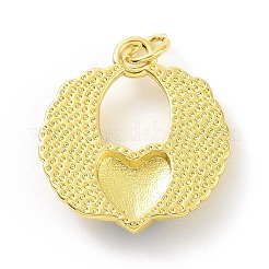 Подвески из латуни с эмалью в стойку&nbsp;KK-C008-14G-03