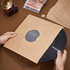 Bolsas de papel kraft para embalar discos de vinilo&nbsp;AJEW-WH0596-663B