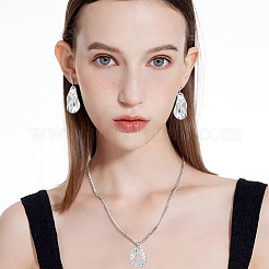 20 pendentif texturé en acier inoxydable 201 de 10 styles&nbsp;STAS-UN0047-26P