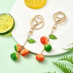 Оранжевый брелок из смолы&nbsp;KEYC-YW00139-01