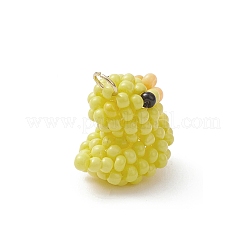 Подвески в виде уток из стеклянных бусин&nbsp;PALLOY-MZ01133