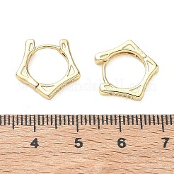 Pendientes de aro de circonio cúbico de micro pave de latón&nbsp;KK-CBA30C7-27G
