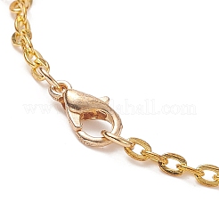 Bracelet à breloques triangle en verre coloré&nbsp;BJEW-JB09160