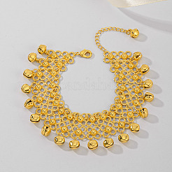 Браслеты на ногу в стиле бохо-этнического стиля с подвесками в виде колокольчиков из латуни и кисточками для женщин&nbsp;AN9396