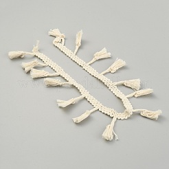 Хлопковая лента с кисточками&nbsp;OCOR-WH0079-36A