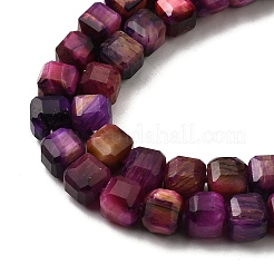 Природных тигровый глаз бисер нитей&nbsp;G-F797-A16-01A