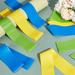 12 шт. 3-х цветные упаковочные ленты из термопластичного эластомера для упаковки&nbsp;AJEW-GA0007-16