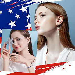 DIY-Schmuck-Sets zum Thema Unabhängigkeitstag&nbsp;DIY-SP0002-76