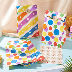 20 sac de rangement en papier arc-en-ciel&nbsp;ABAG-TA0002-35