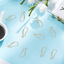 40 шт латунные серьги крючки&nbsp;KK-BBC0021-73
